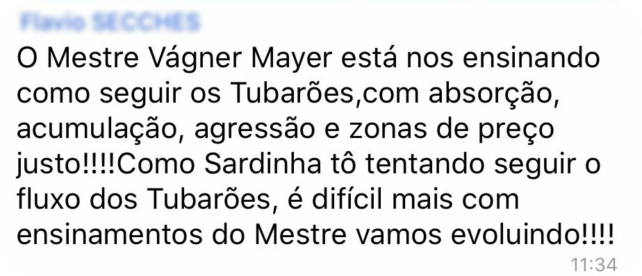 Depoimento de aluno sobre leitura de fluxo