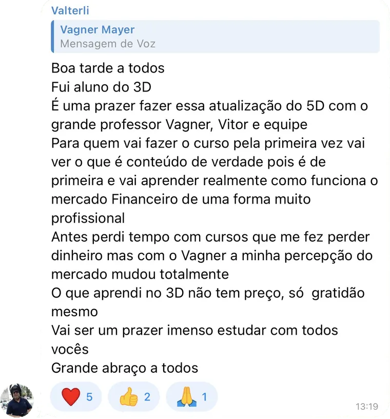 Depoimento de aluno do Acervo Institucional