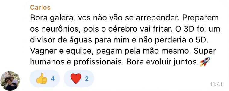 Depoimento de aluno do Acervo Institucional
