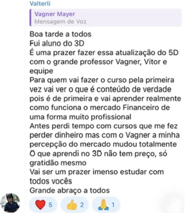 Depoimento de aluno do Acervo Institucional
