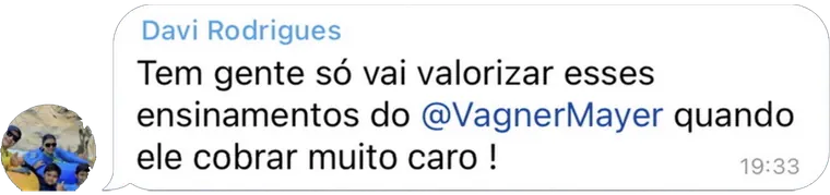 Depoimento de aluno do Acervo Institucional
